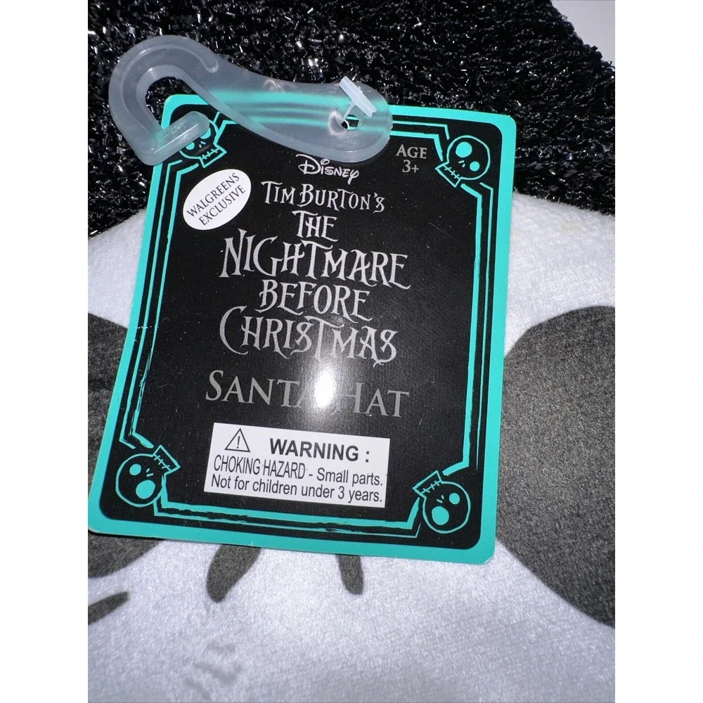 Disney Nightmare Before Christmas Jack Skellington Santa Hat Walgreens Exclusive
